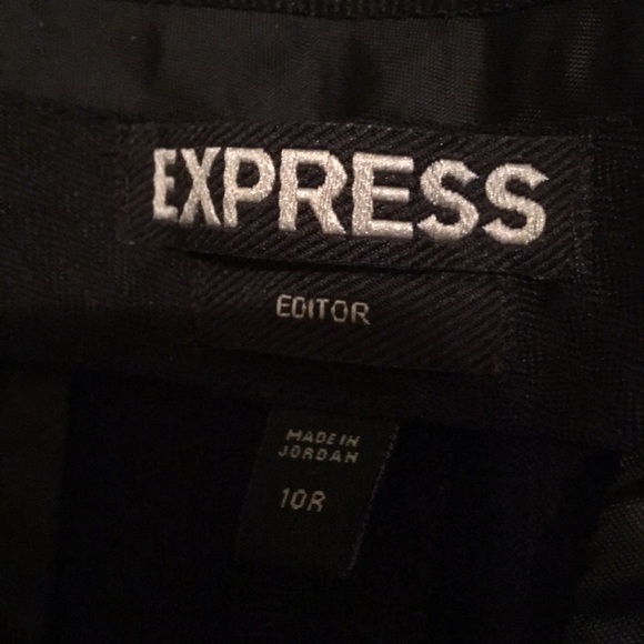 EXPRESS Editor pants navy pinstripe - Picture 4 of 4